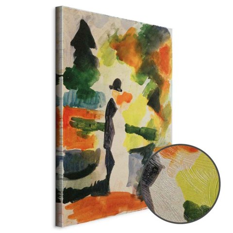 Obraz - August Macke - Para w parku 20x30 Premium Print