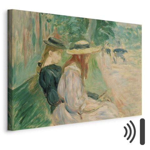 Obraz - Berthe Morisot - Na ławce w Lasku Bulońskim 30x20 Akustyczny