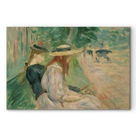 Obraz - Berthe Morisot - Na ławce w Lasku Bulońskim 30x20 Standard