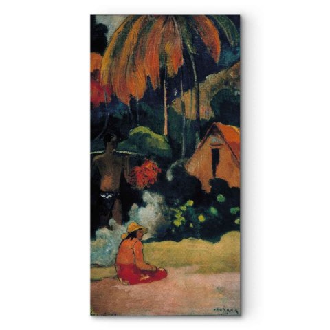 Obraz - Paul Gauguin - Mahana maa II 30x60 Na płótnie włoskim