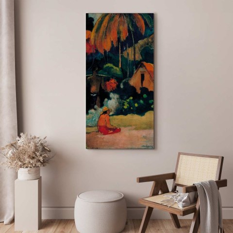 Obraz - Paul Gauguin - Mahana maa II 30x60 Na płótnie włoskim
