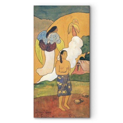 Obraz - Paul Gauguin - Te faruru 40x80 Na płótnie włoskim