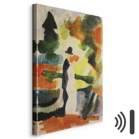 Obraz - August Macke - Para w parku 20x30 Akustyczny