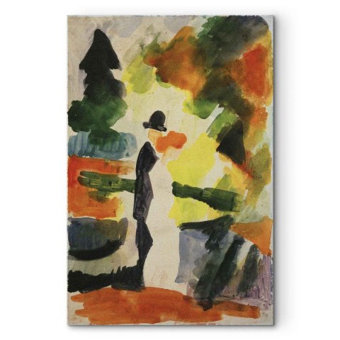 Obraz - August Macke - Para w parku 20x30 Akustyczny
