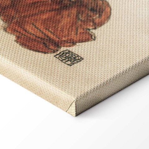 Obraz - Egon Schiele - Liegender Akt mit gelbem Handtuch 90x60 Standard