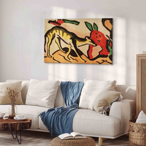 Obraz - Franz Marc - Fabeltier 30x20 Standard