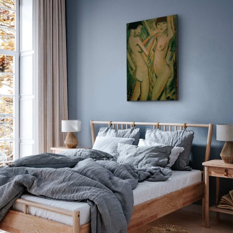 Obraz - Otto Mueller - Dwie dziewczyny 20x30 Na płótnie włoskim