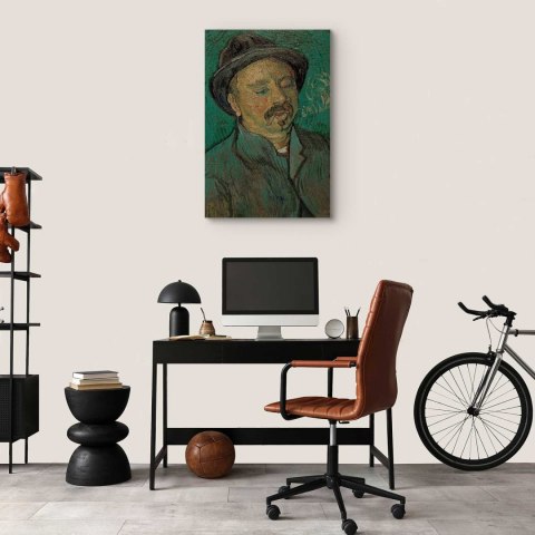 Obraz - Vincent Van Gogh - Portret jednookiego mężczyzny 20x30 Na płótnie włoskim