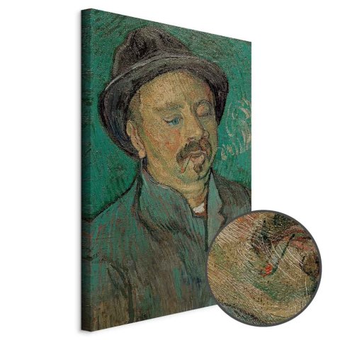Obraz - Vincent Van Gogh - Portret jednookiego mężczyzny 20x30 Premium Print