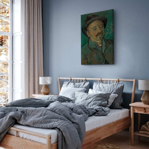Obraz - Vincent Van Gogh - Portret jednookiego mężczyzny 20x30 Premium Print