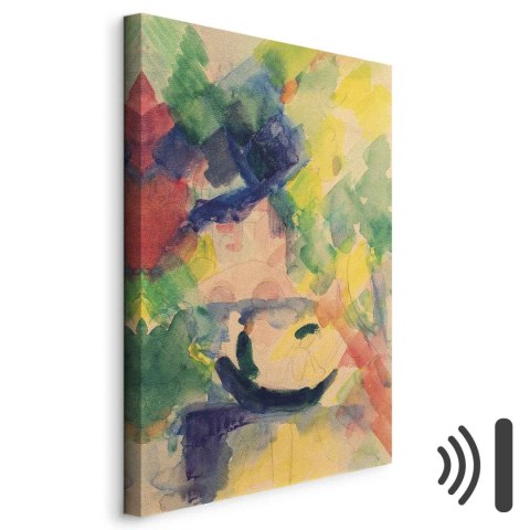 Obraz - August Macke - Para w łodzi 20x30 Akustyczny