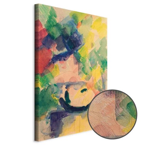 Obraz - August Macke - Para w łodzi 20x30 Premium Print