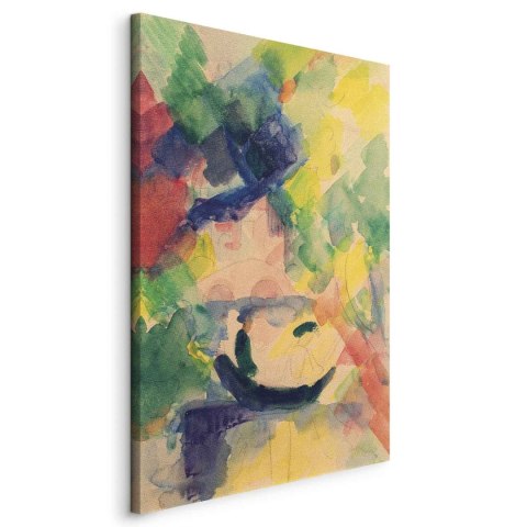 Obraz - August Macke - Para w łodzi 40x60 Standard