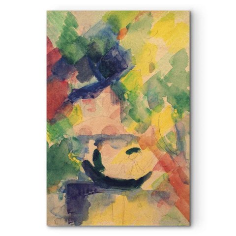 Obraz - August Macke - Para w łodzi 40x60 Standard