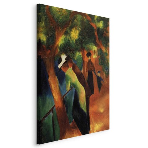 Obraz - August Macke - Słoneczna ścieżka 40x60 Standard