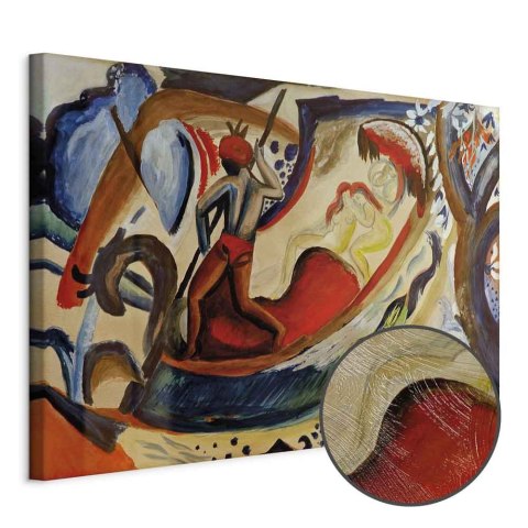 Obraz - August Macke - Nagie dziewczyny na barce 30x20 Premium Print