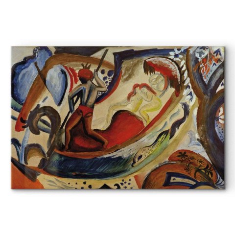 Obraz - August Macke - Nagie dziewczyny na barce 30x20 Premium Print