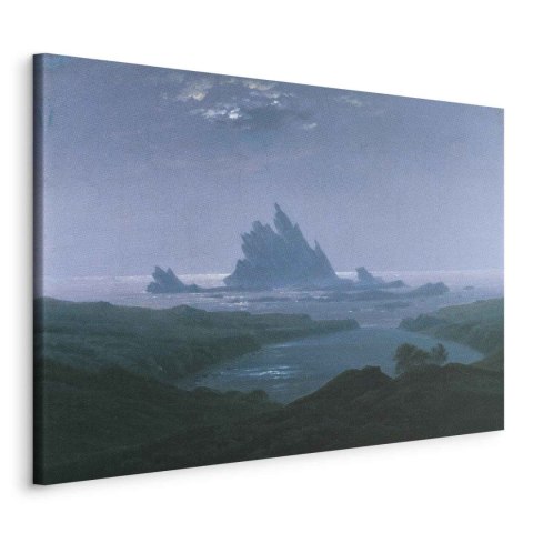 Obraz - Caspar David Friedrich - Rafa klifowa na plaży 30x20 Standard