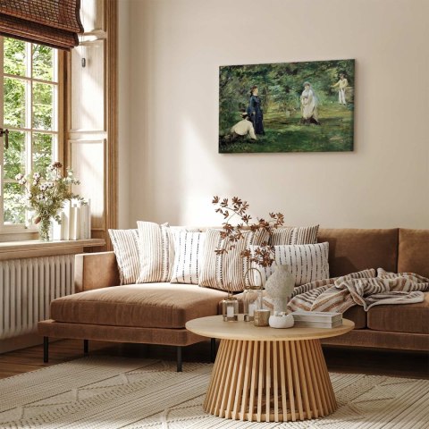 Obraz - Edouard Manet - Gra w krokieta w Paryżu 60x40 Standard
