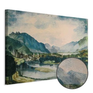 Obraz - Albrecht Dürer - Widok na Trydent od północy 120x80 Premium Print