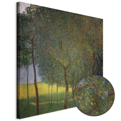 Obraz - Gustav Klimt - Drzewa owocowe w Attersee 40x40 Premium Print