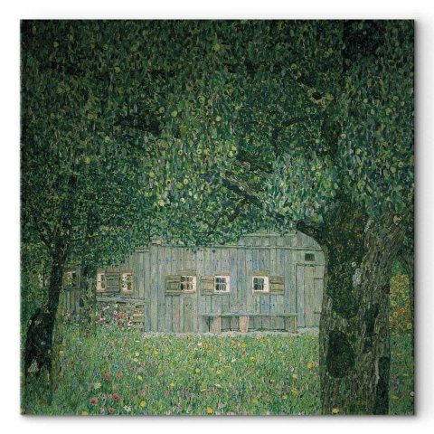 Obraz - Gustav Klimt - Gospodarstwo w górnej Austrii 40x40 Standard