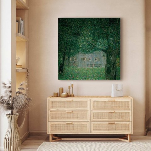 Obraz - Gustav Klimt - Gospodarstwo w górnej Austrii 40x40 Standard