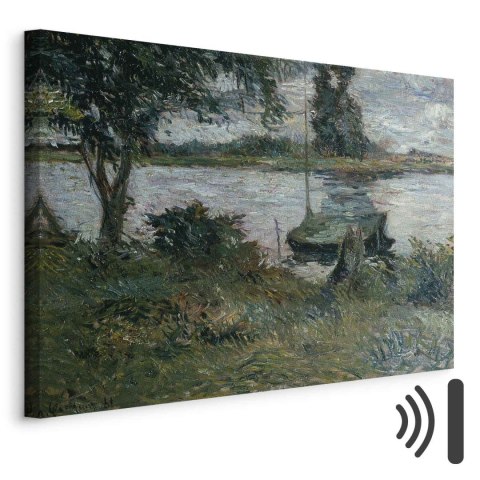 Obraz - Paul Gauguin - Flußufer 30x20 Akustyczny