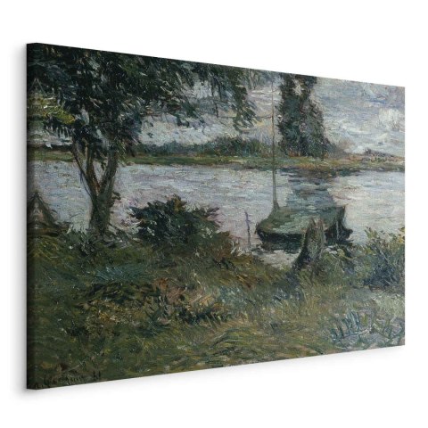 Obraz - Paul Gauguin - Flußufer 60x40 Standard