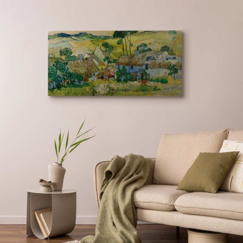 Obraz - Vincent Van Gogh - Farms near Auvers 60x30 Standard