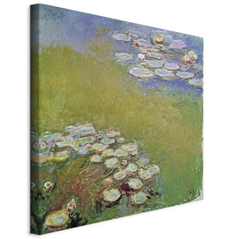 Obraz - Claude Monet - Nenufary 40x40 Na płótnie włoskim