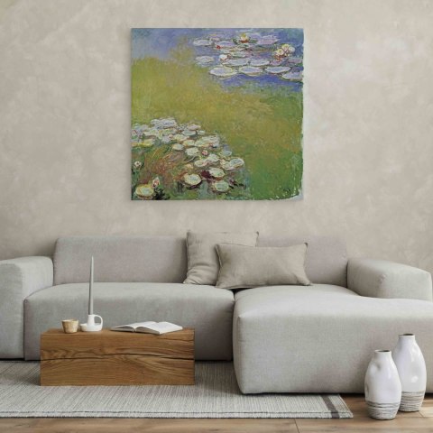 Obraz - Claude Monet - Nenufary 40x40 Premium Print