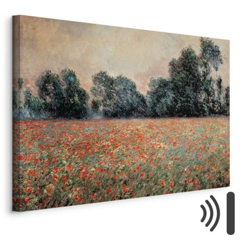Obraz - Claude Monet - Pole dzikich maków 30x20 Akustyczny