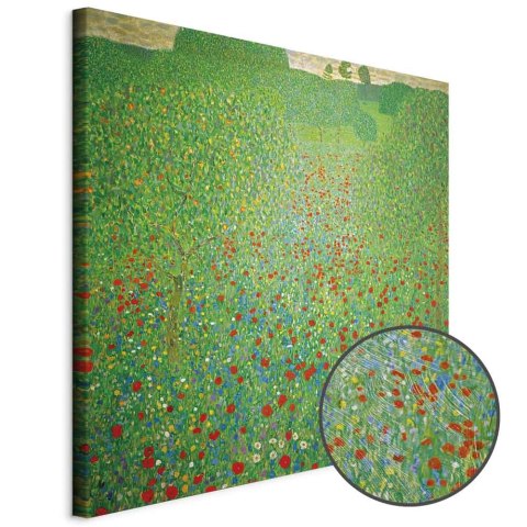 Obraz - Gustav Klimt - Pole maków 40x40 Premium Print