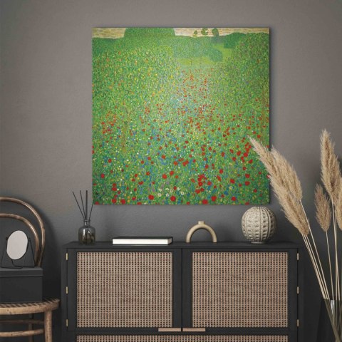 Obraz - Gustav Klimt - Pole maków 40x40 Premium Print