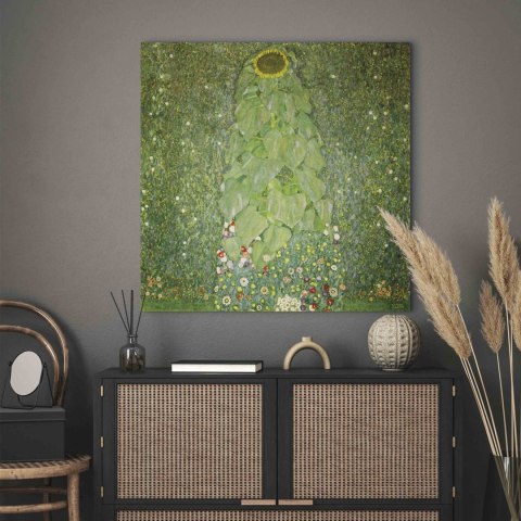 Obraz - Gustav Klimt - Słonecznik 60x60 Na płótnie włoskim