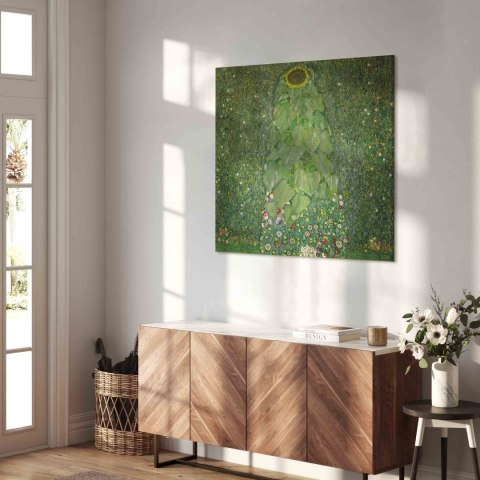 Obraz - Gustav Klimt - Słonecznik 60x60 Na płótnie włoskim