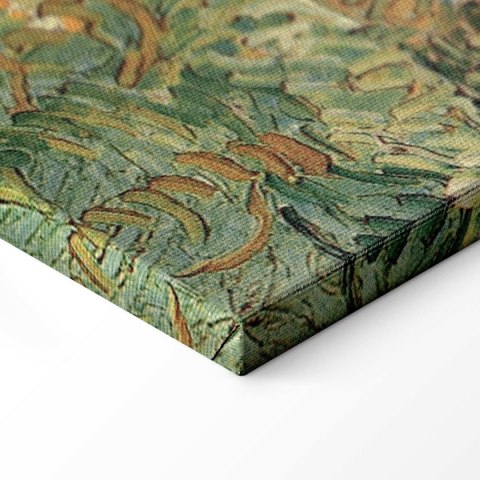 Obraz - Vincent Van Gogh - Pole ze stogami pszenicy 60x30 Na płótnie włoskim