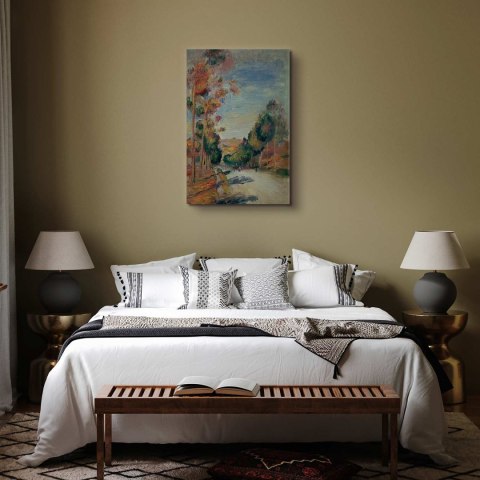 Obraz - Pierre-Auguste Renoir - Krajobraz Essoyes 20x30 Premium Print