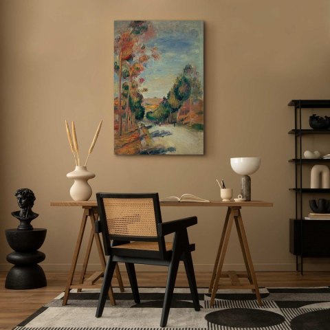 Obraz - Pierre-Auguste Renoir - Krajobraz Essoyes 40x60 Standard
