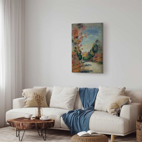 Obraz - Pierre-Auguste Renoir - Krajobraz Essoyes 60x90 Standard