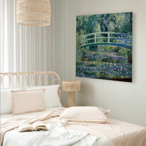 Obraz - Claude Monet - Mostek w Giverny 40x40 Na płótnie włoskim