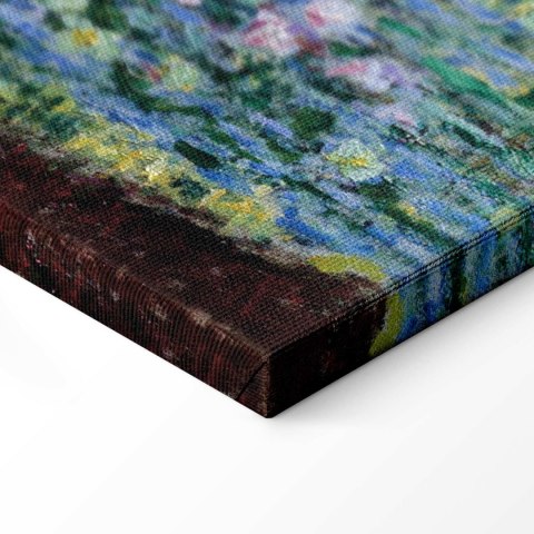 Obraz - Claude Monet - Mostek w Giverny 40x40 Na płótnie włoskim
