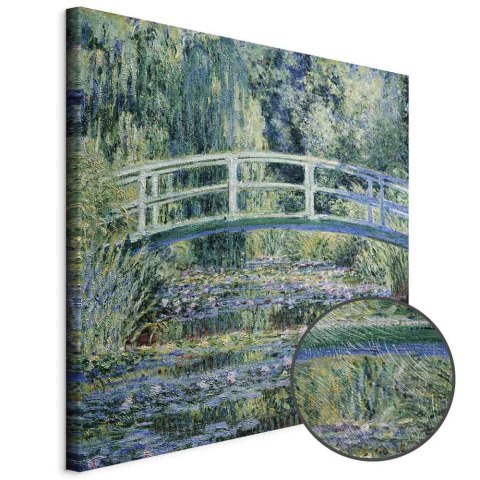 Obraz - Claude Monet - Mostek w Giverny 40x40 Premium Print