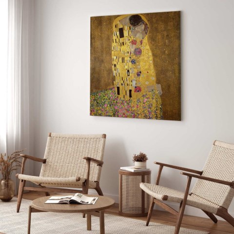 Obraz - Gustav Klimt - Pocałunek 40x40 Premium Print