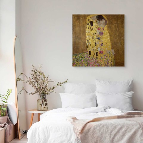 Obraz - Gustav Klimt - Pocałunek 40x40 Standard