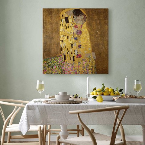 Obraz - Gustav Klimt - Pocałunek 60x60 Standard