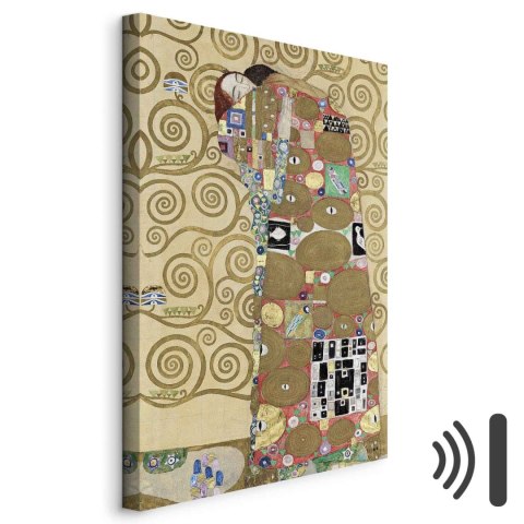 Obraz - Gustav Klimt - Spełnienie 20x30 Akustyczny