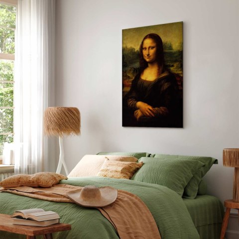 Obraz - Leonardo da Vinci - Mona Lisa 40x60 Na płótnie włoskim