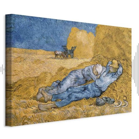 Obraz - Vincent van Gogh - Południe - Odpoczynek od pracy 30x20 Akustyczny